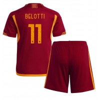 AS Roma Andrea Belotti #11 Replica Home Minikit 2023-24 Short Sleeve (+ pants)